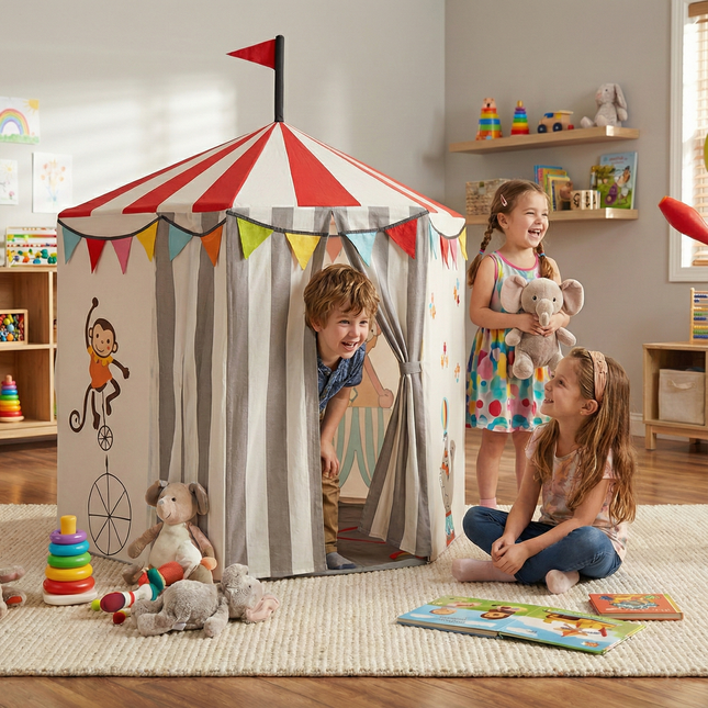 Circus Tent Play Home for Kids