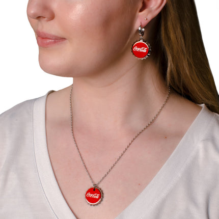 Coca-Cola Red Bottle Cap Necklace