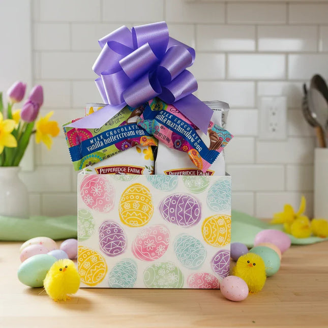 Colorful Easter Eggs Box - Festive Easter Gift Basket