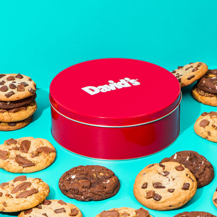David's Cookies Assorted Fresh Baked Decadent - 2 lb Tin