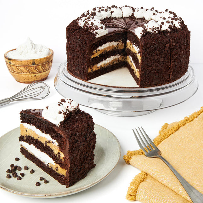 David's Cookies Marshmallow Chocolate Chip 10 Inch Layer Cake