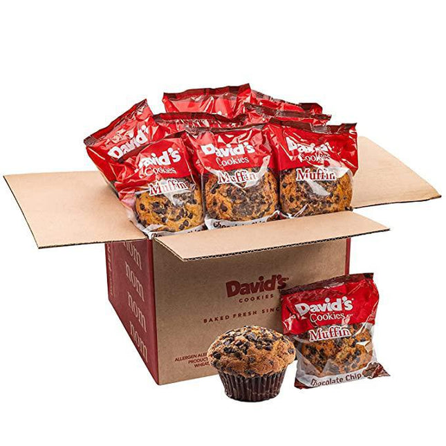 David's Cookies Chocolate Chip Muffins 12 Pack