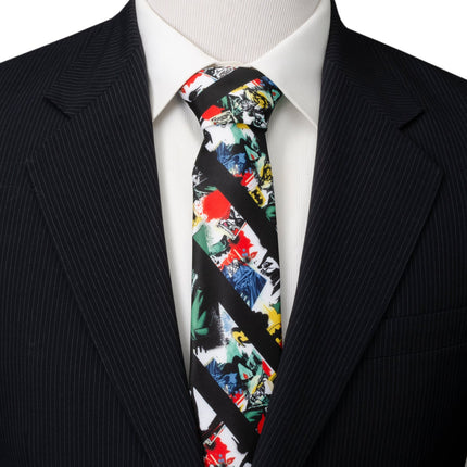 DC Batman Chaos Stripe Men's Tie