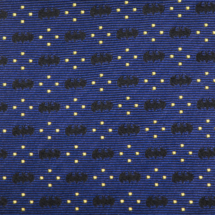 DC Batman Icon Diamond Dot Navy Mens Tie