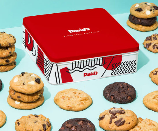 Fresh Baked David's Cookies 1 lb. Tin