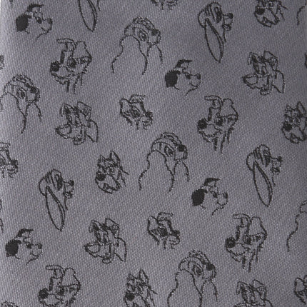 Disney Dogs Gray Men's Tie