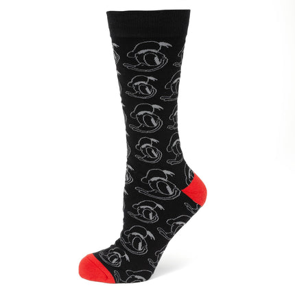 Disney Donald Duck Socks and Mickey Mouse Blue Lapel Pin Gift Set