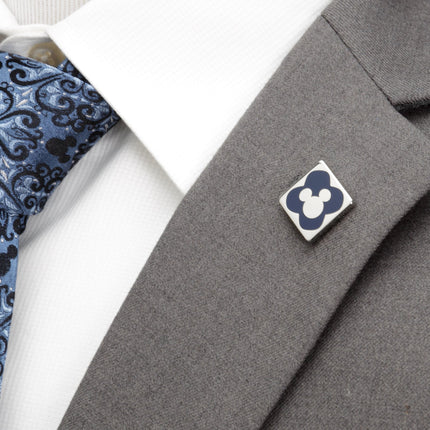 Disney Donald Duck Socks and Mickey Mouse Blue Lapel Pin Gift Set