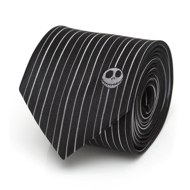 Disney The Nightmare Before Christmas Jack Skellington Striped Men's Tie