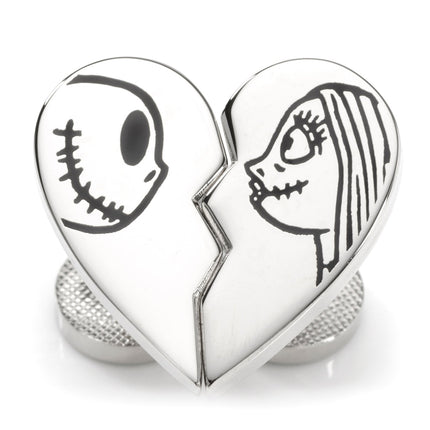 Nightmare Before Christmas Jack & Sally 'Simply Meant to Be' Cufflinks