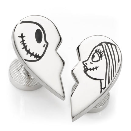 Nightmare Before Christmas Jack & Sally 'Simply Meant to Be' Cufflinks