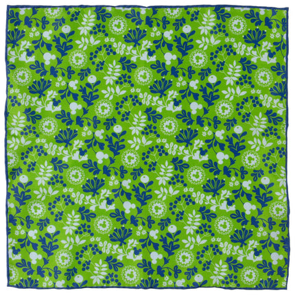 Disney Mickey Mouse Floral Green Pocket Square