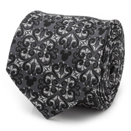 Disney Mickey Mouse Damask Tile Men's Tie