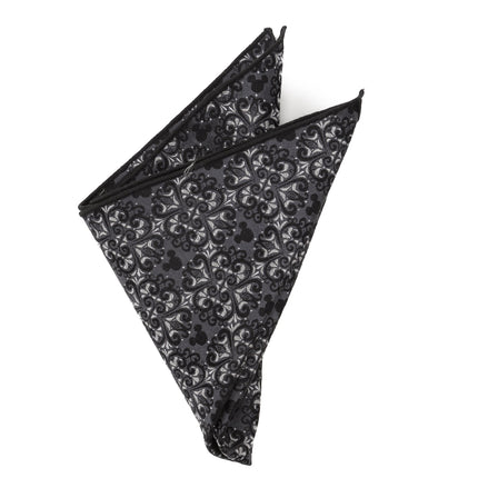 Disney Mickey Mouse Damask Tile Pocket Square