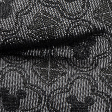 Disney Mickey Mouse Pattern Black Bow Tie