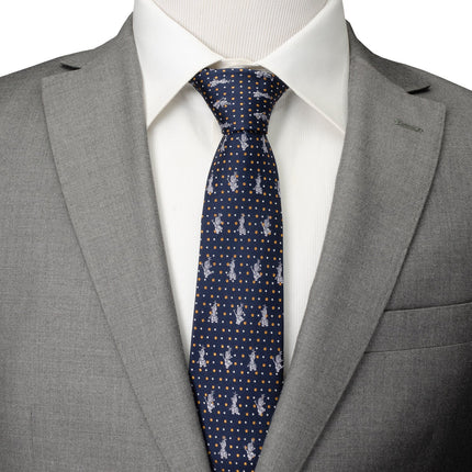 Disney Frozen Olaf Dot Motif Men's Tie