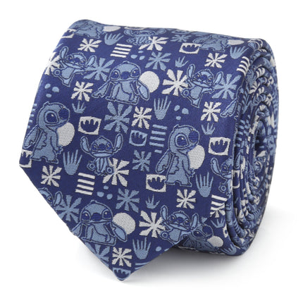 Disney Lilo & Stitch Blue Tropical Men's Tie