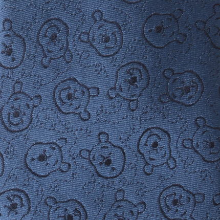 Disney Winnie the Pooh Blue Tonal Men's Tie