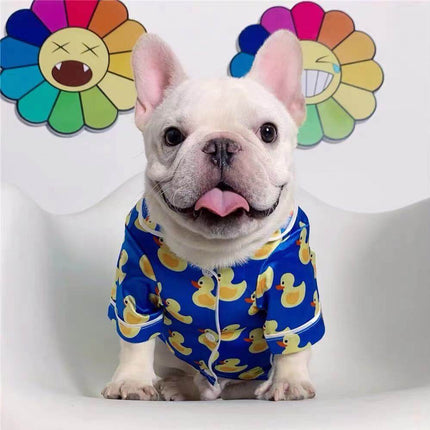 Pet Silk Duck Pajamas