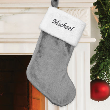 Personalized Plush Christmas Stocking