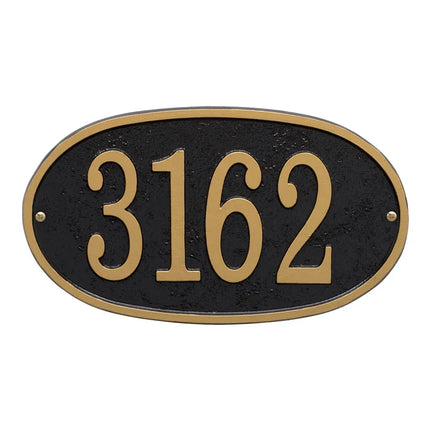 Personalized Fast & Easy Oval Address Plaque