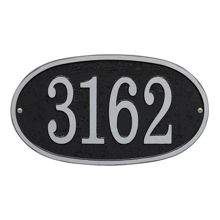 Personalized Fast & Easy Oval Address Plaque