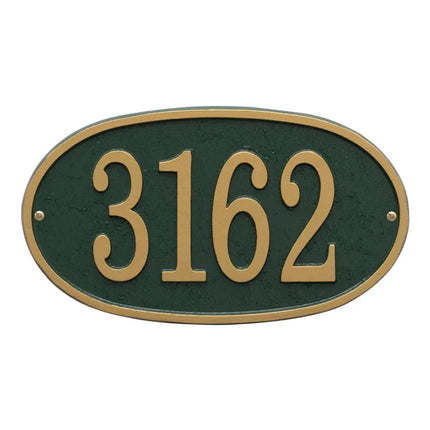 Personalized Fast & Easy Oval Address Plaque