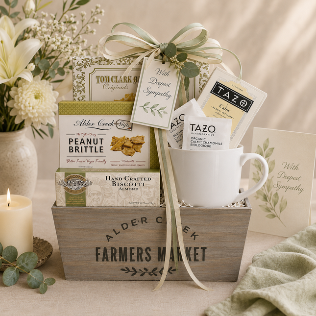 With Sympathy Tea Gift