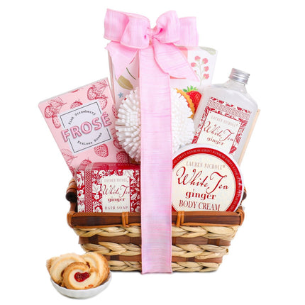 White Tea and Warm Ginger Spa Gift Basket