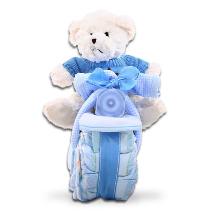 Motorcycle Diaper Cake-Boy Gift