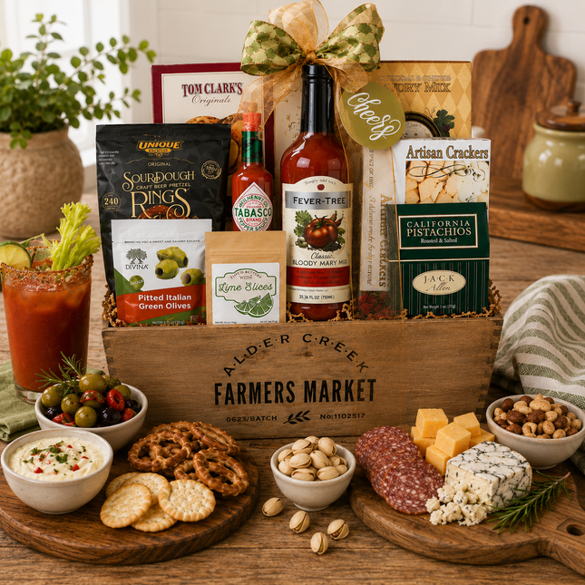 Farmers Market Bloody Mary Gift Basket