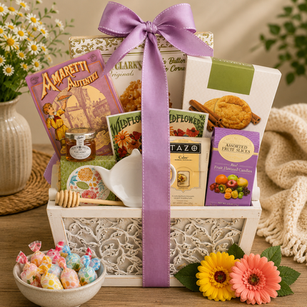 Mother's Day Gourmet Gift Basket - Garden of Indulgence
