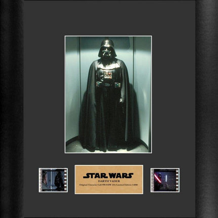 Star Wars Darth Vader Limited Edition Single FilmCells Presentation