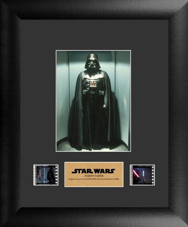 Star Wars Darth Vader Limited Edition Single FilmCells Presentation