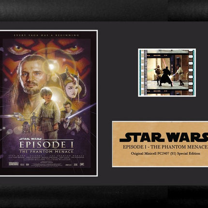 Star Wars: Episode I The Phantom Menace Minicell FilmCells Presentation with Easel Stand