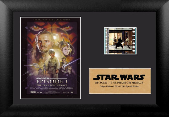Star Wars: Episode I The Phantom Menace Minicell FilmCells Presentation with Easel Stand