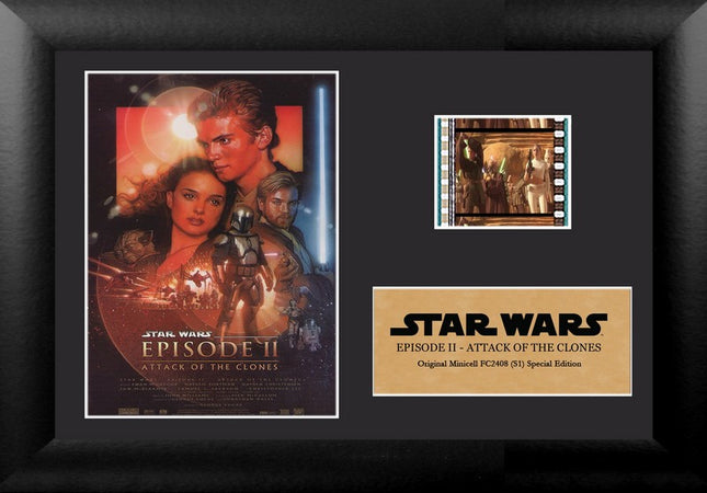 Star Wars: Episode II Attack of the Clones Minicell FilmCells Presentation with Easel Stand