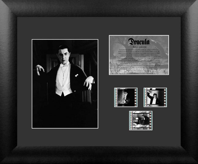 Dracula Bela Lugosi 1931 Limited Edition Double FilmCells Presentation