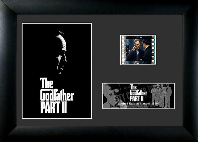 The Godfather Part II Black and White Minicell FilmCells Framed Desktop Presentation