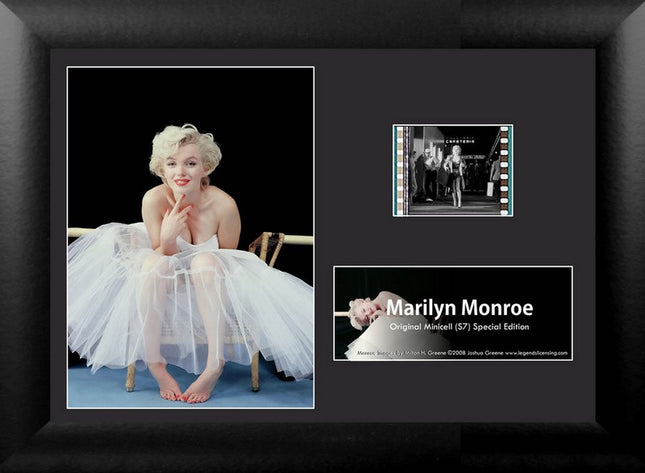 Marilyn Monroe Smiling Minicell FilmCells Framed Desktop Presentation