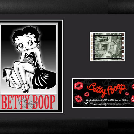 Betty Boop Black and White Gown Minicell FilmCells Framed Desktop Presentation