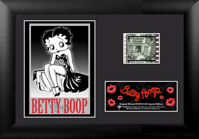 Betty Boop Black and White Gown Minicell FilmCells Framed Desktop Presentation