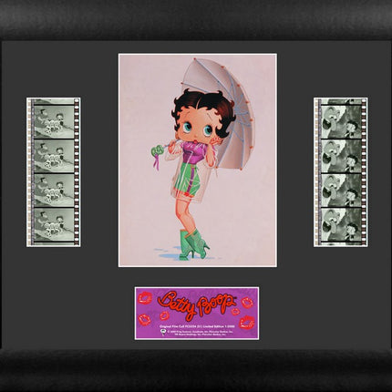 Betty Boop Umbrella Limited Edition Double FilmCells Presentation