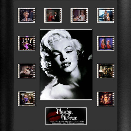 Marilyn Monroe S1 Limited Edition Mini Montage Framed FilmCells Presentation