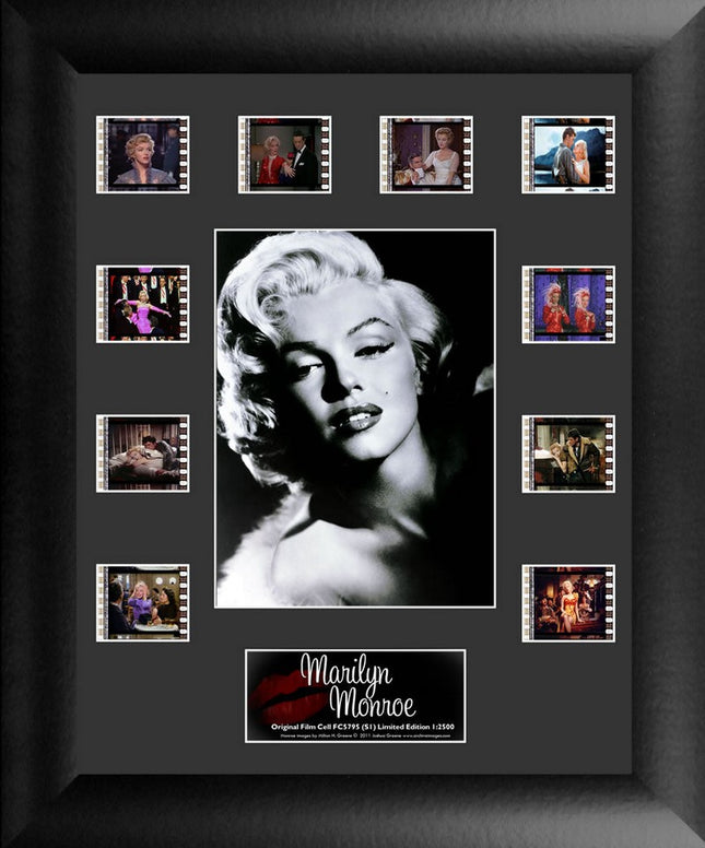 Marilyn Monroe S1 Limited Edition Mini Montage Framed FilmCells Presentation