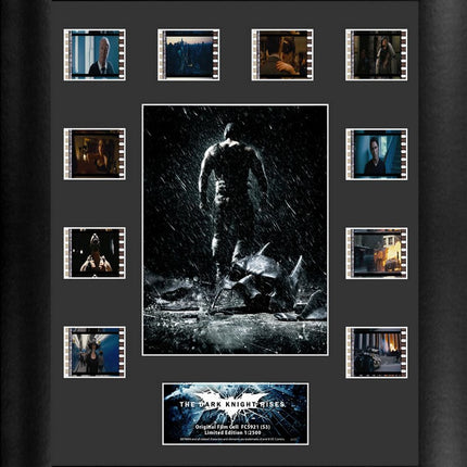 Batman: The Dark Knight Rises Broken Bat Limited Edition Mini Montage Framed FilmCells Presentation