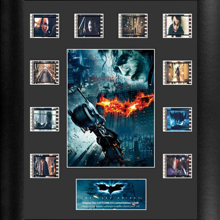 Batman: The Dark Knight Batman v. Joker Limited Edition Mini Montage Framed FilmCells Presentation