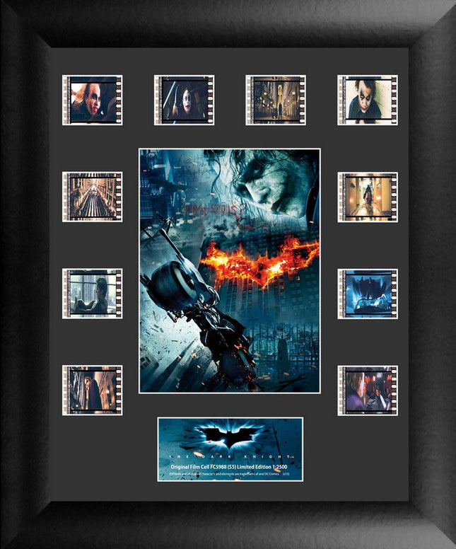 Batman: The Dark Knight Batman v. Joker Limited Edition Mini Montage Framed FilmCells Presentation