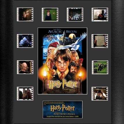 Harry Potter and the Sorcerers Stone S4 Limited Edition Mini Montage Framed FilmCells Presentation