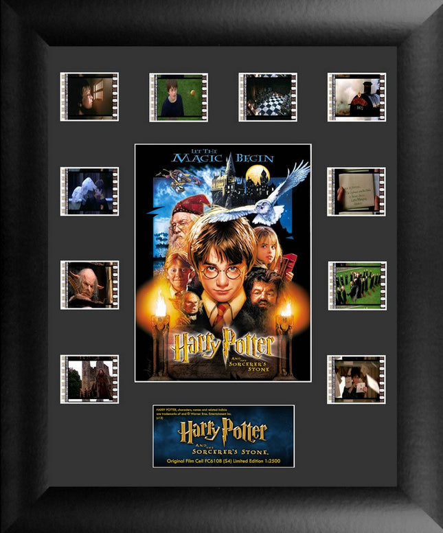 Harry Potter and the Sorcerers Stone S4 Limited Edition Mini Montage Framed FilmCells Presentation